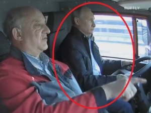 Putin camion Crimeea